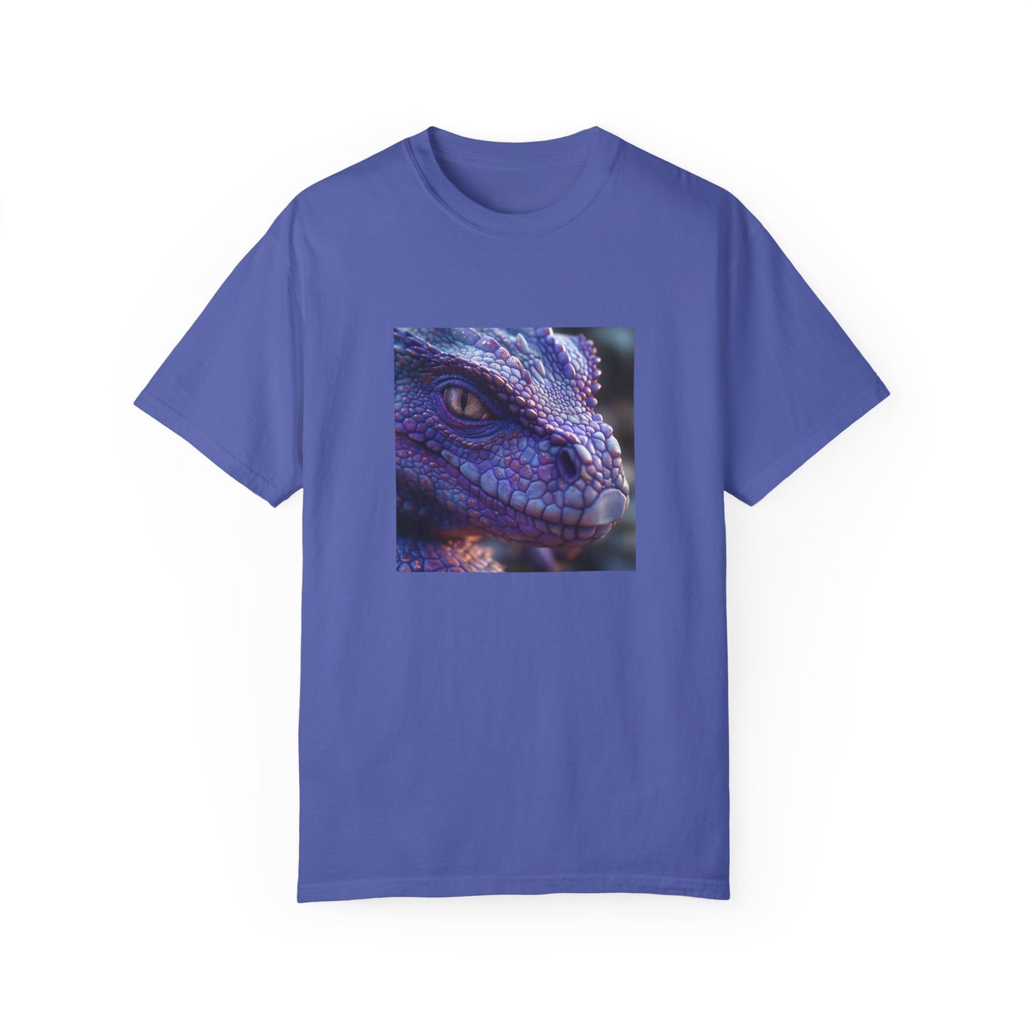 KID Fusion Designs Tech Tee ™️ Dragon Unisex Garment-Dyed T-shirt - Purple Iridescent