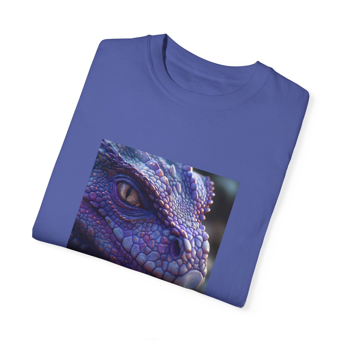 KID Fusion Designs Tech Tee ™️ Dragon Unisex Garment-Dyed T-shirt - Purple Iridescent