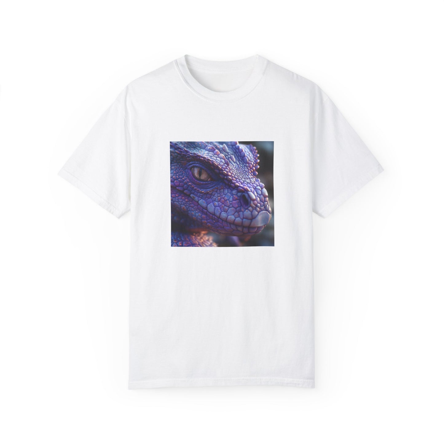 KID Fusion Designs Tech Tee ™️ Dragon Unisex Garment-Dyed T-shirt - Purple Iridescent